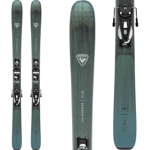 Rossignol Men's Sender 94 Ti Skis with Konect NX12 Bindings