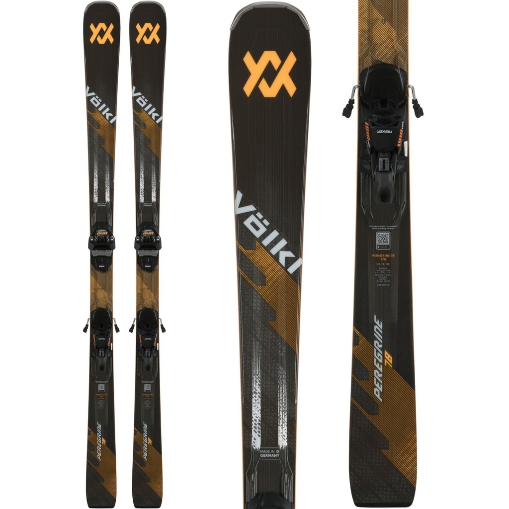 Volkl Men's Peregrine 78 Skis w/ LR 11 Bindings
