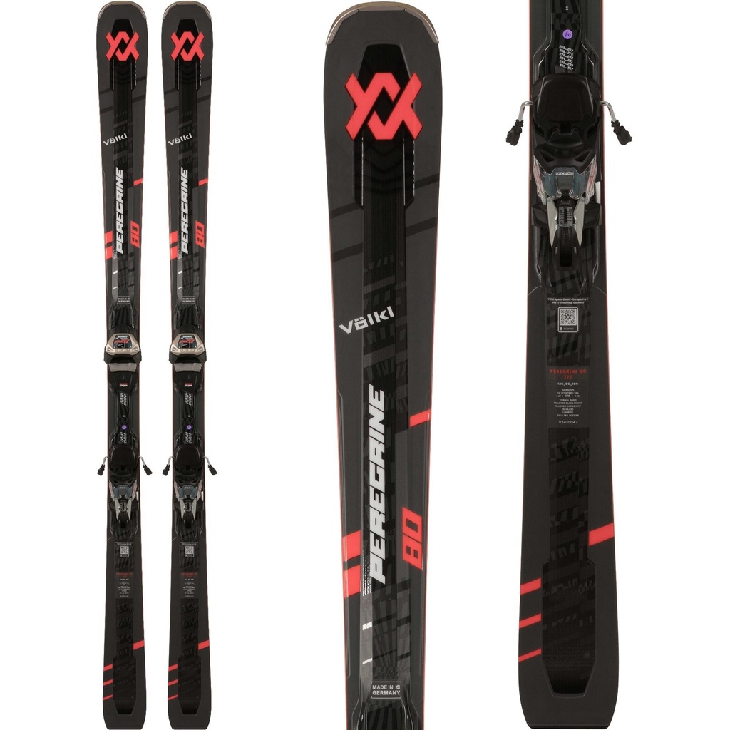 Volkl Men's Volkl Peregrine 80 Skis w/ Lowride 12 TCX Bindings '27