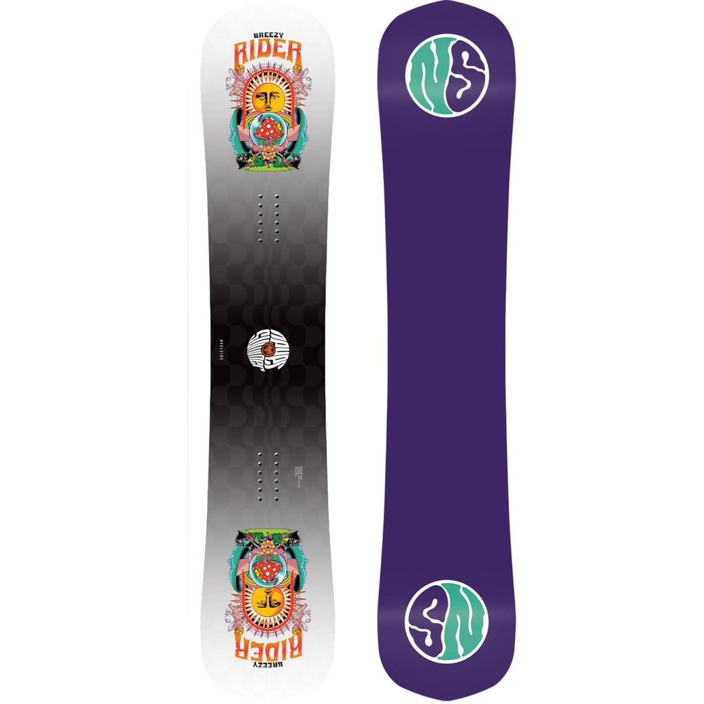 [000168754000000] Never Summer Women's Breezy Rider Snowboard (142 CM)