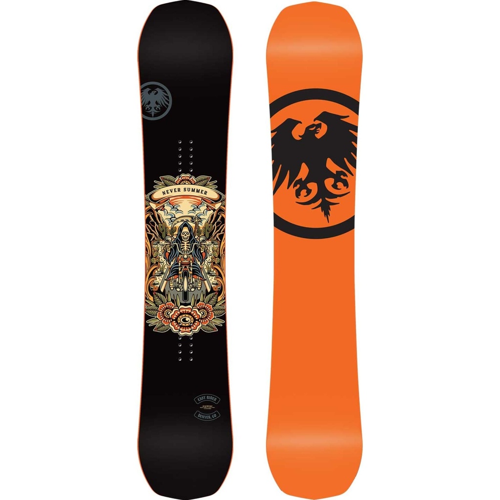 Never Summer Men's Easy Rider Wide Snowboard