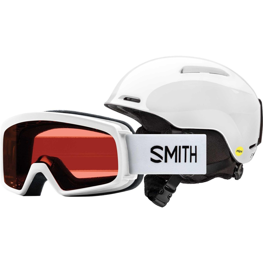 Smith Kids Glide Snow Helmet and Gambler Ski Goggle Combo
