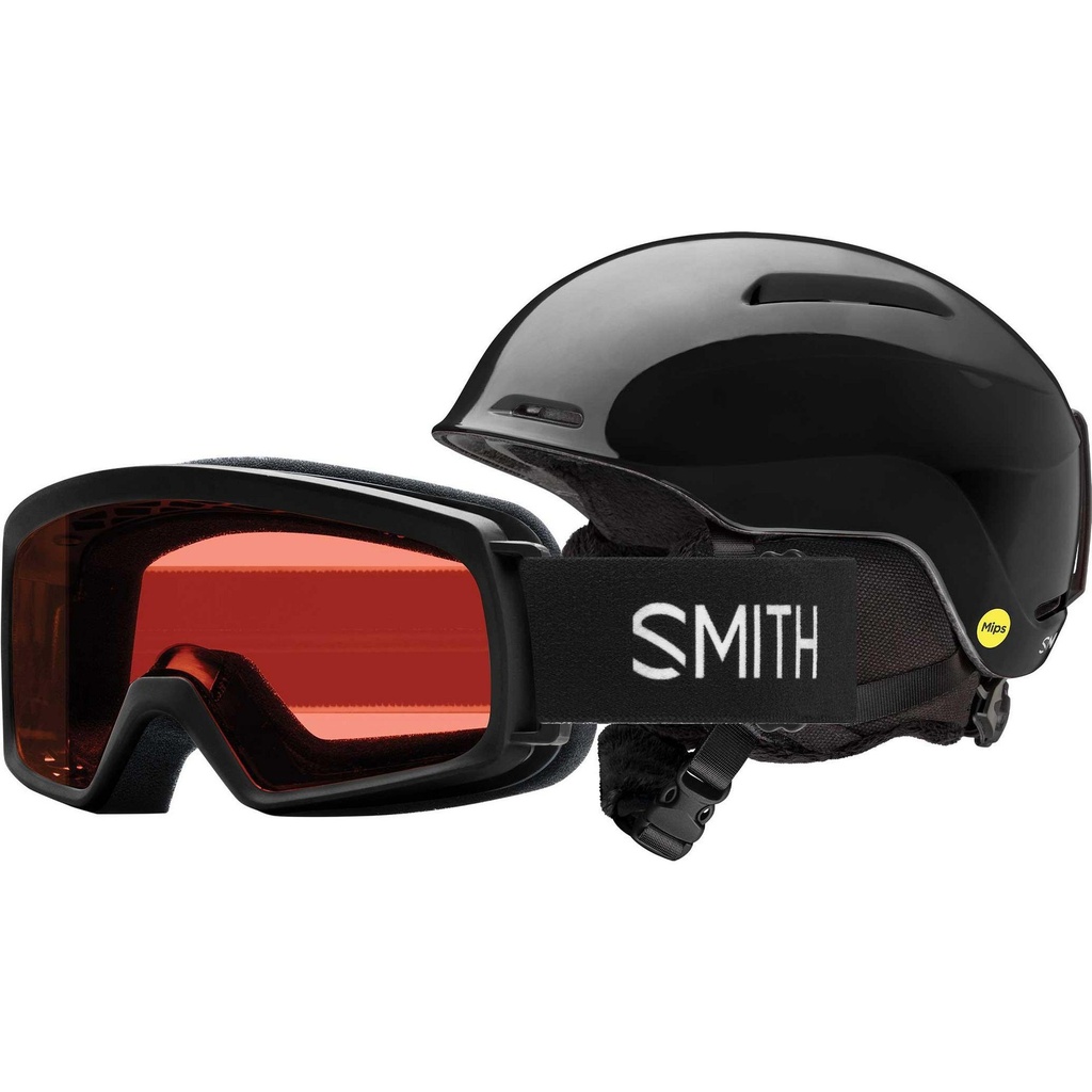 Smith Kids Glide MIPS Snow Helmet/Rascal Snow Goggles Combo