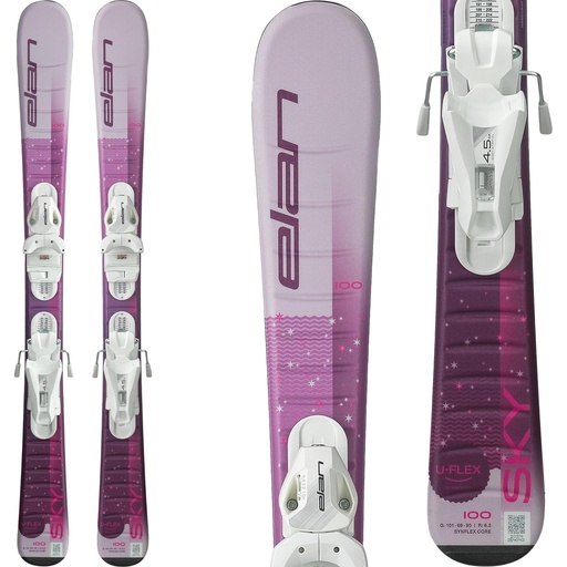 Elan Kids' Sky Skis w/ EL 4.5 GripWalk Bindings '27