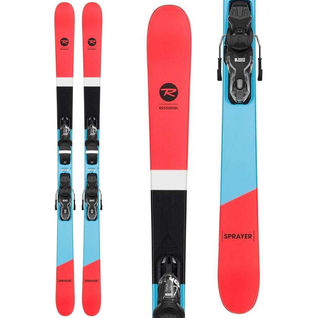 Rossignol Boys Sprayer Freestyle Skis With Look Xpress 10 B83 Bindings