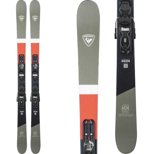 Rossignol Kids Sprayer Skis with XP10 Bindings