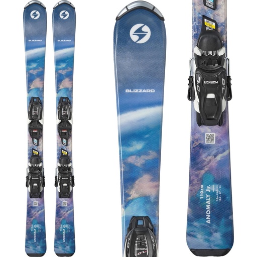 Blizzard Kids' Anomaly Jr. Skis w/ FDT 4.5 Bindings '27