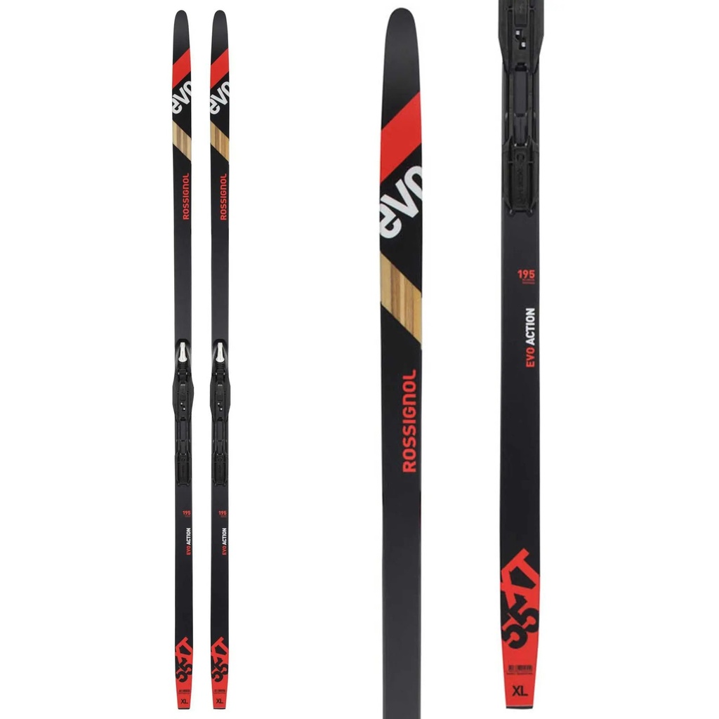 Rossignol Evo XT 55 Positrack Nordic Skis w Tour SI Bindings