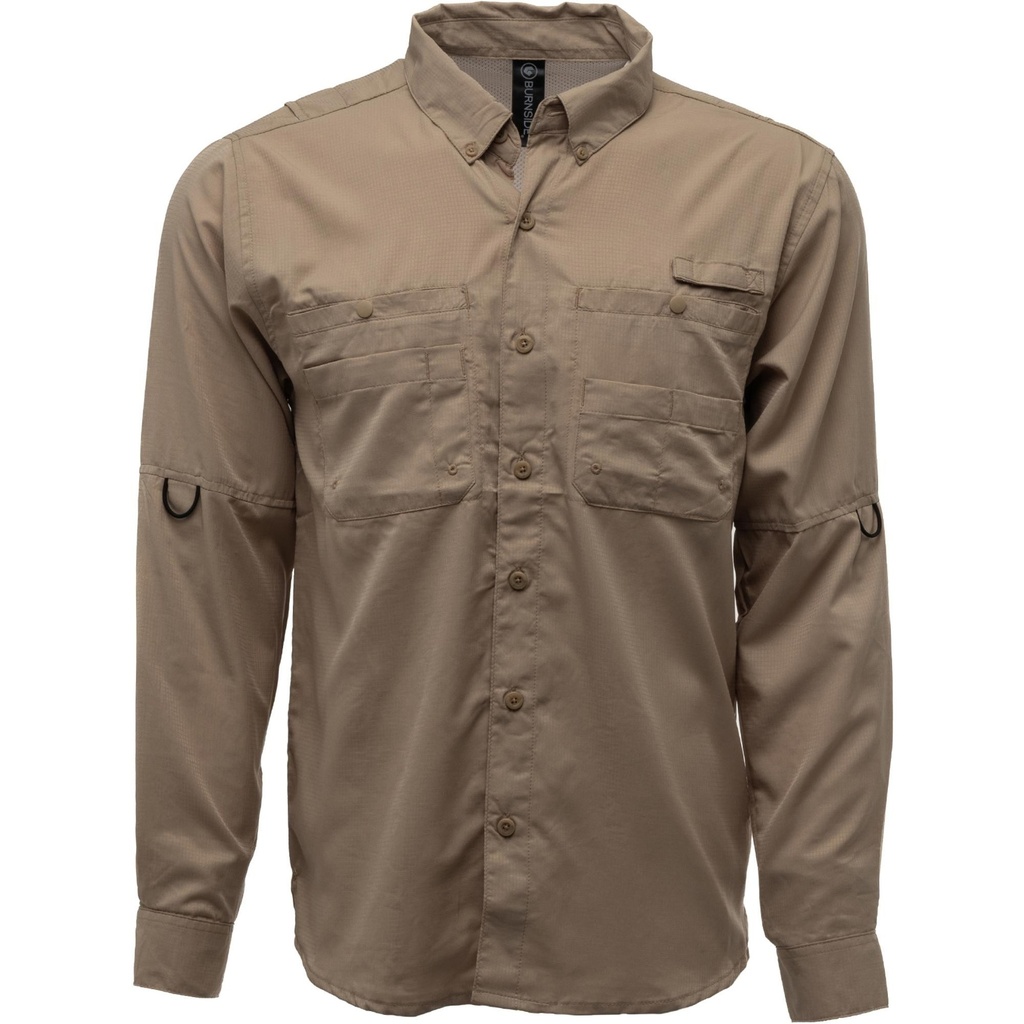 Burnside Men's Long Sleeve Fishing Shirt