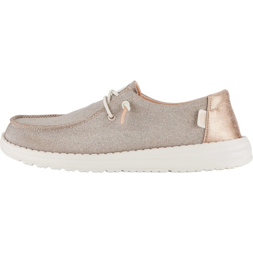Hey Dude Women's Wendy Metallic Sparkle Slip On Shoes