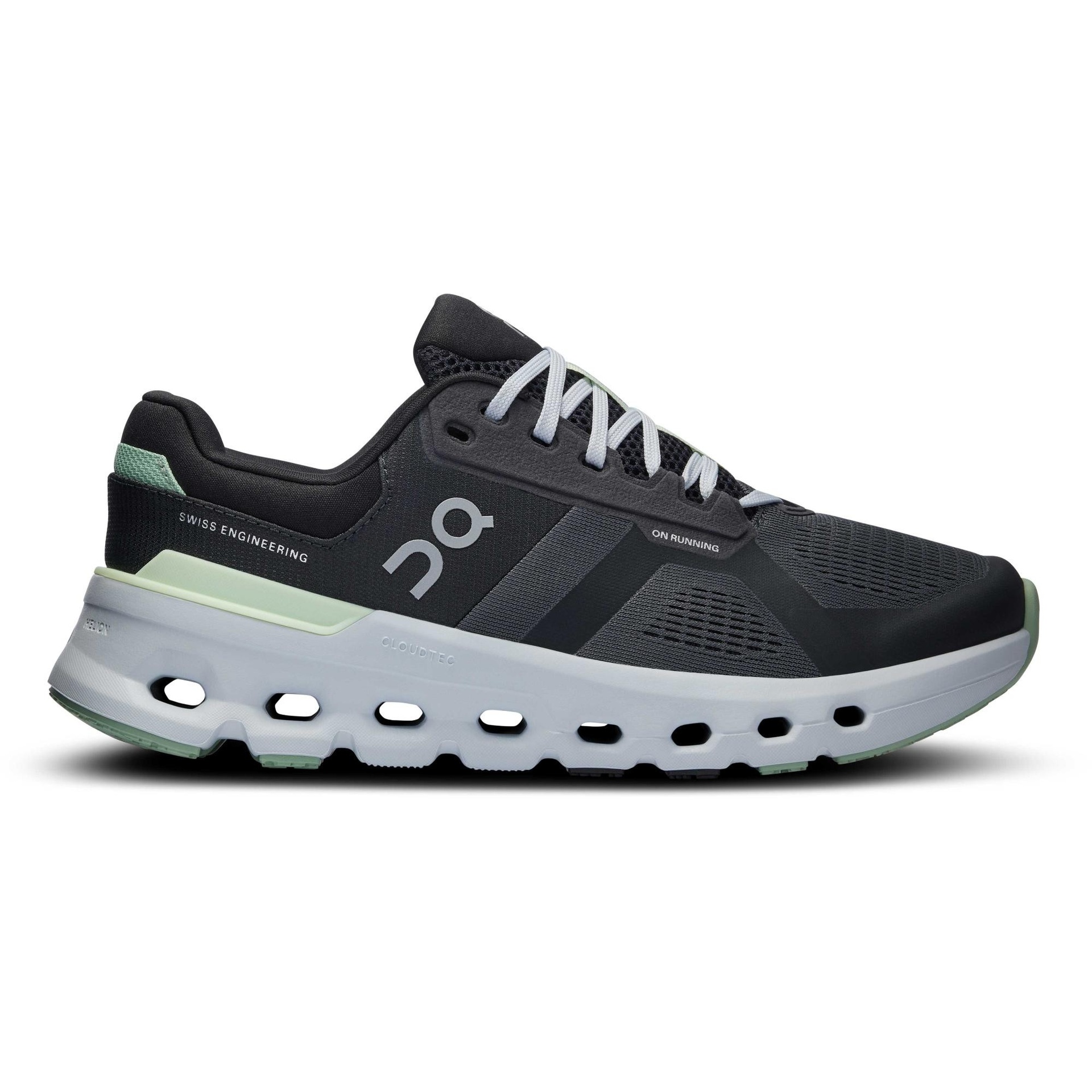 On Women's Cloudrunner 2 Running Shoes (Shadow/Lima, 6)