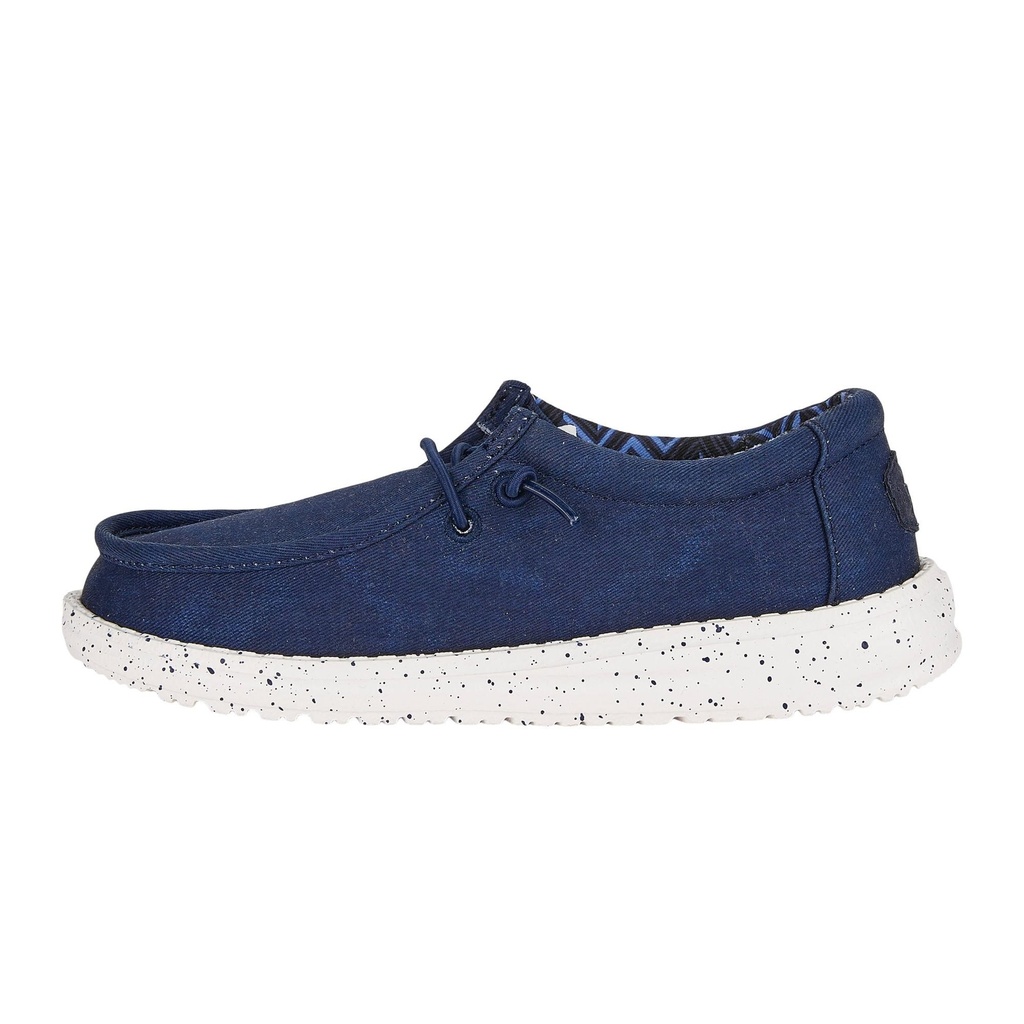 Hey Dude Kids' Wally Stretch Canvas Shoes