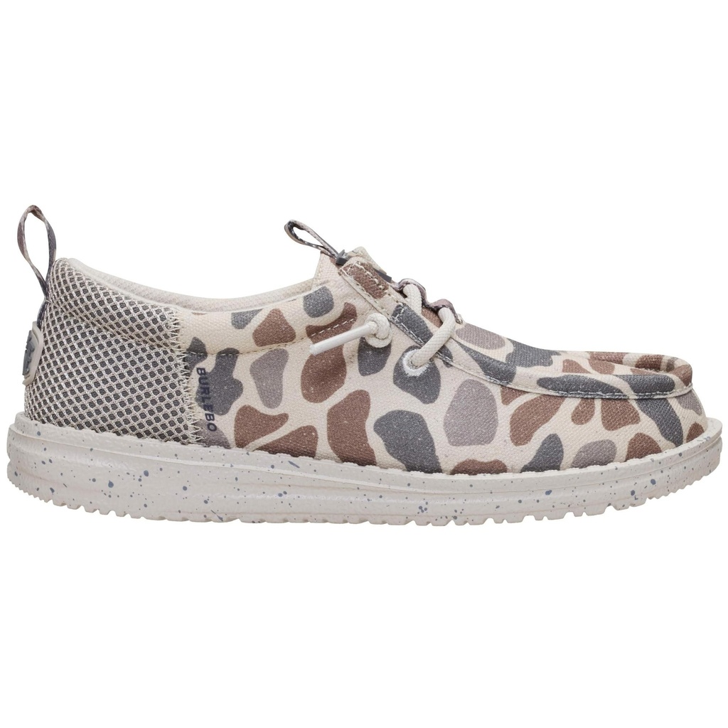 Hey Dude Kids' BURLEBO Wally Funk Deer Camo Shoes