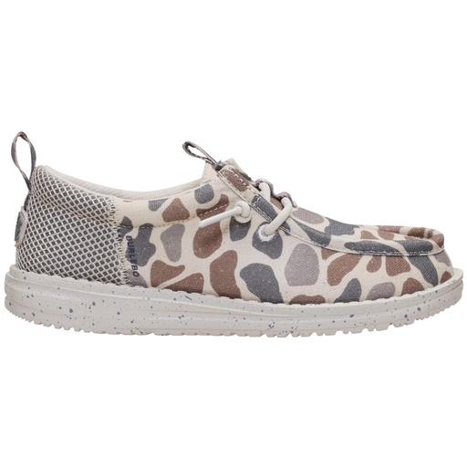Hey Dude Kids' BURLEBO Wally Funk Deer Camo Shoes