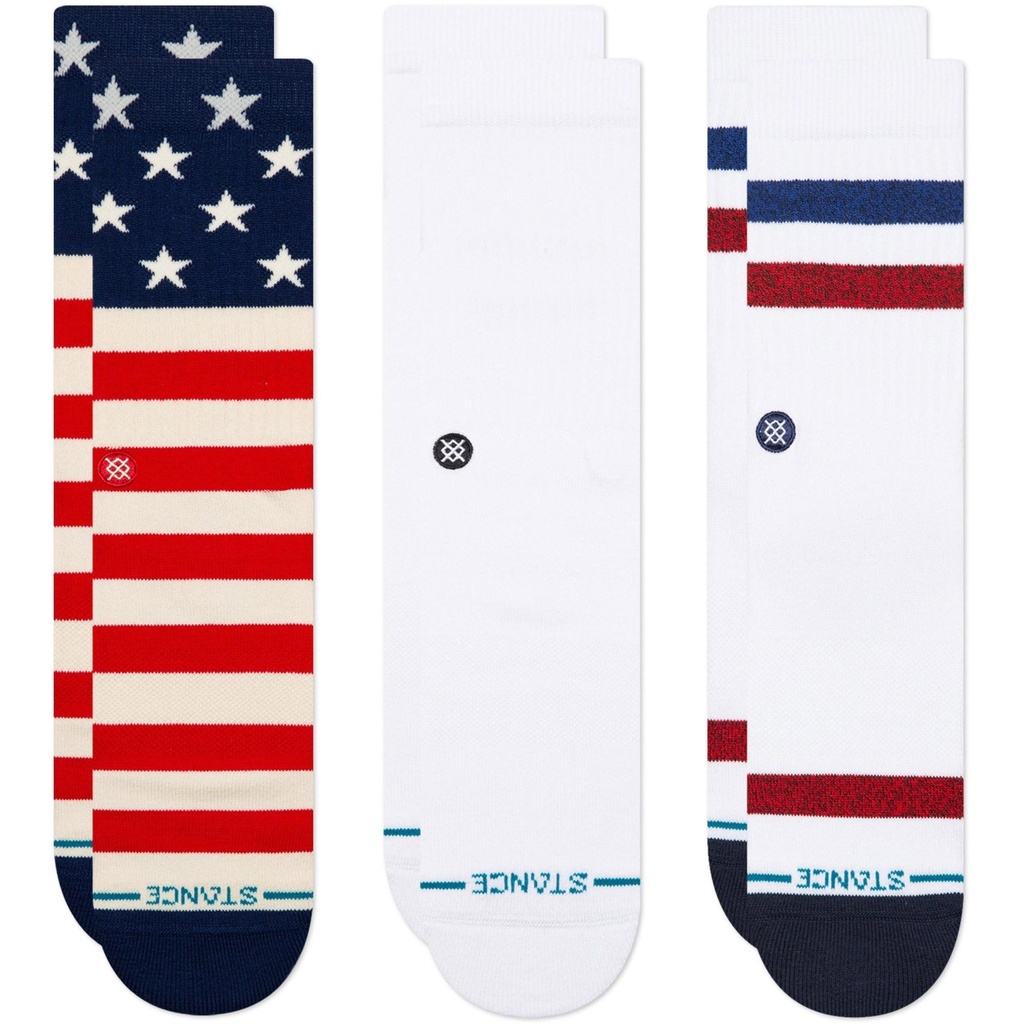 Stance Men's Cotton Crew Socks 3 Pack