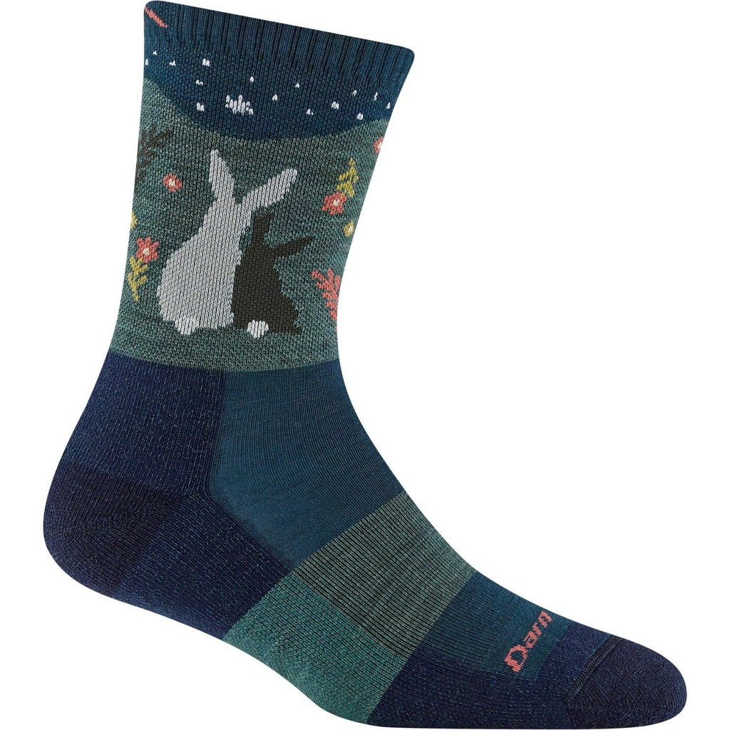 Darn Tough Vermont Women's Critter Club Micro Crew Lightweight Hiking Socks