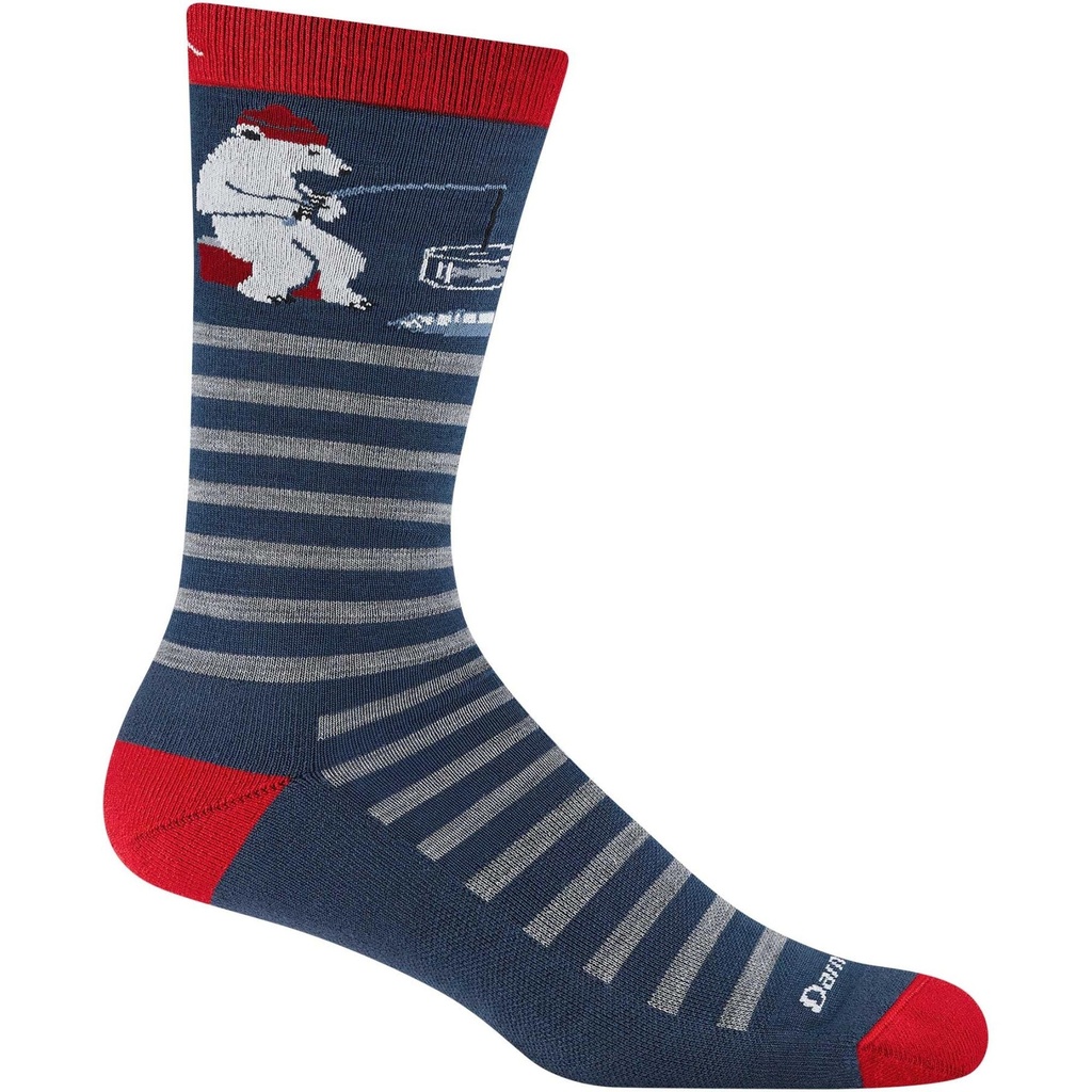 Darn Tough Vermont Men's Wild Life Crew Lightweight Lifestyle Socks