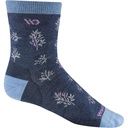 Wide Open Women's Foliage Lightweight Micro Crew Socks