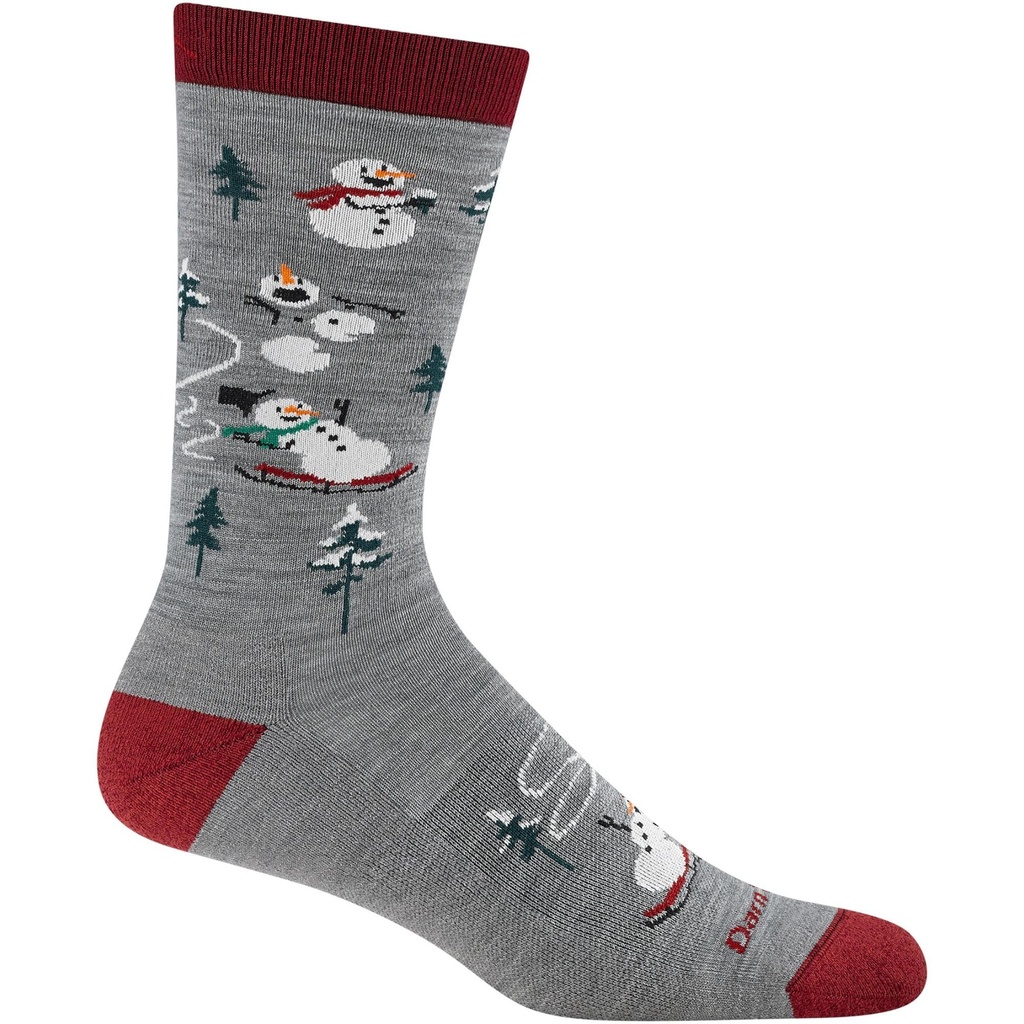 Darn Tough Vermont Men's Sled Head Crew Lightweight Lifestyle Socks