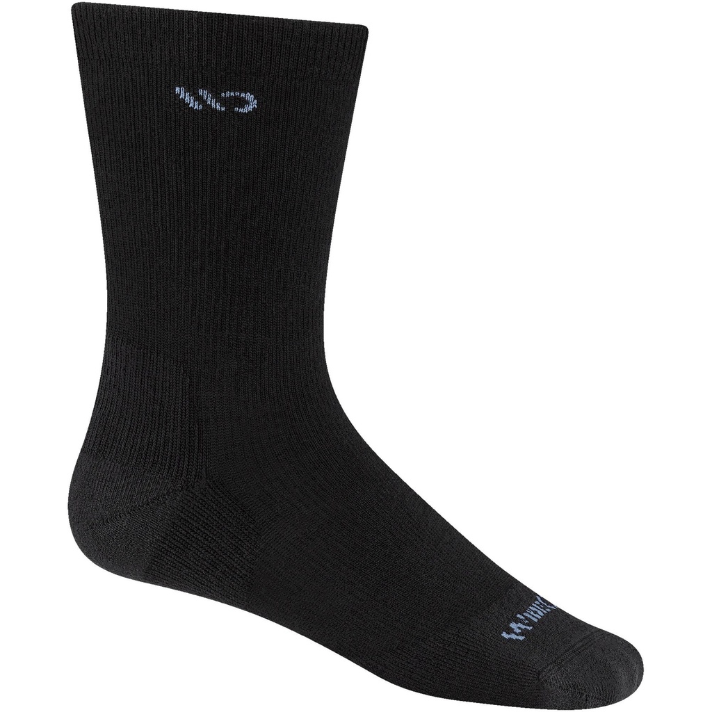 Wide Open Women's Solid Cushioned Crew Socks
