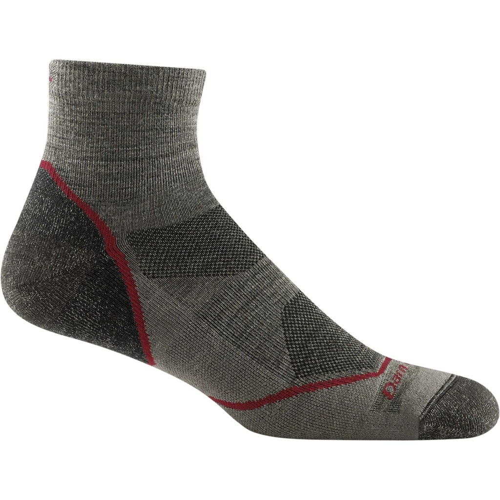 Darn Tough Vermont Men's Light Hiker Quarter Lightweight Hiking Socks