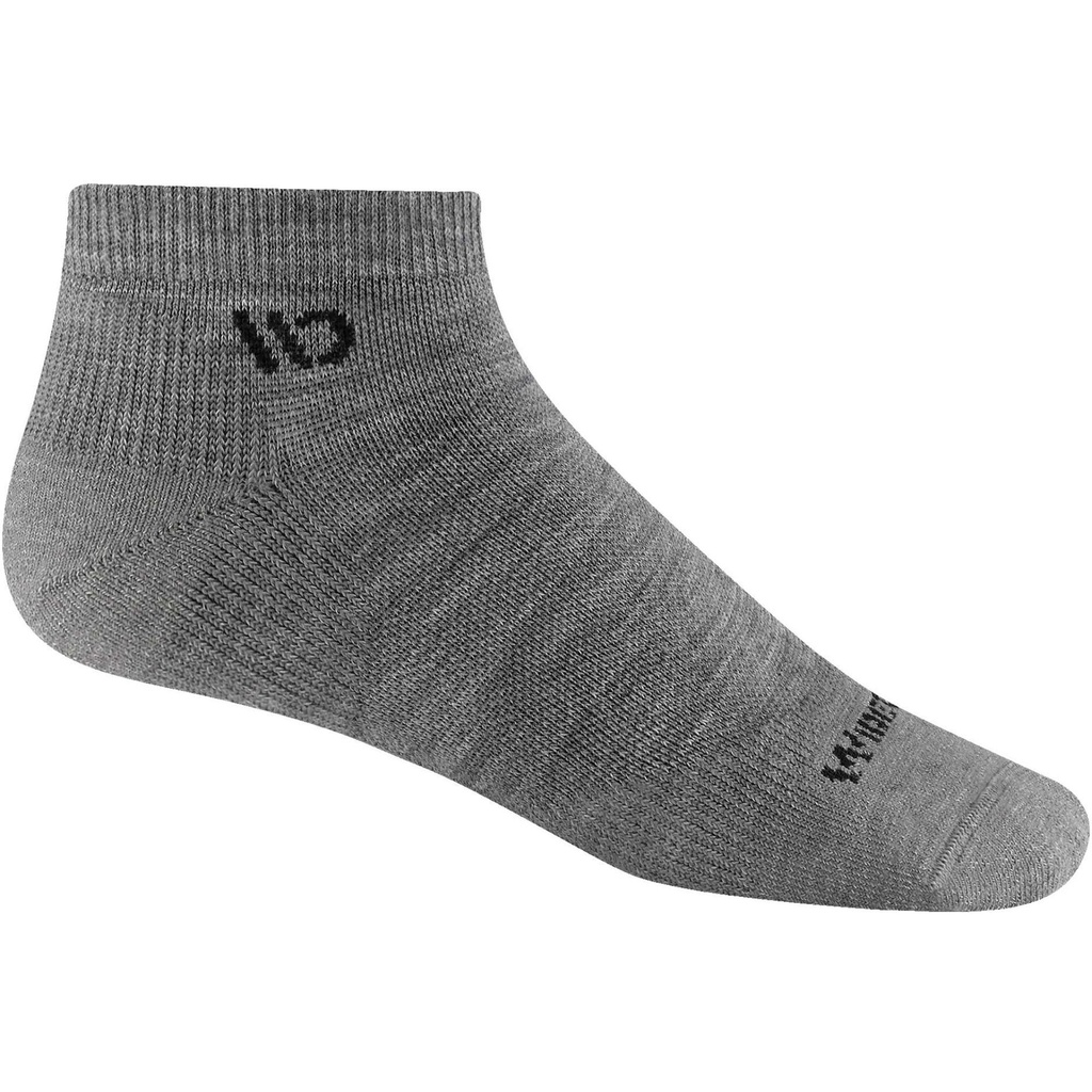 Wide Open Men's Solid Cushioned No Show Socks