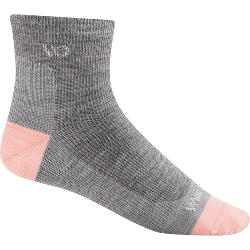 [000185876000000] Wide Open Women's Solid Lightweight Quarter Socks