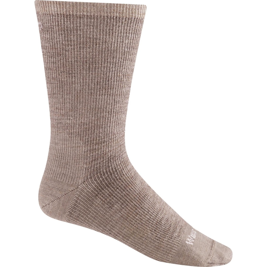 Wide Open Men's Solid Lightweight Crew Socks