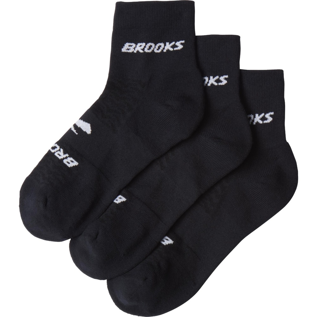 Brooks Run-In Quarter Socks 3-Pack