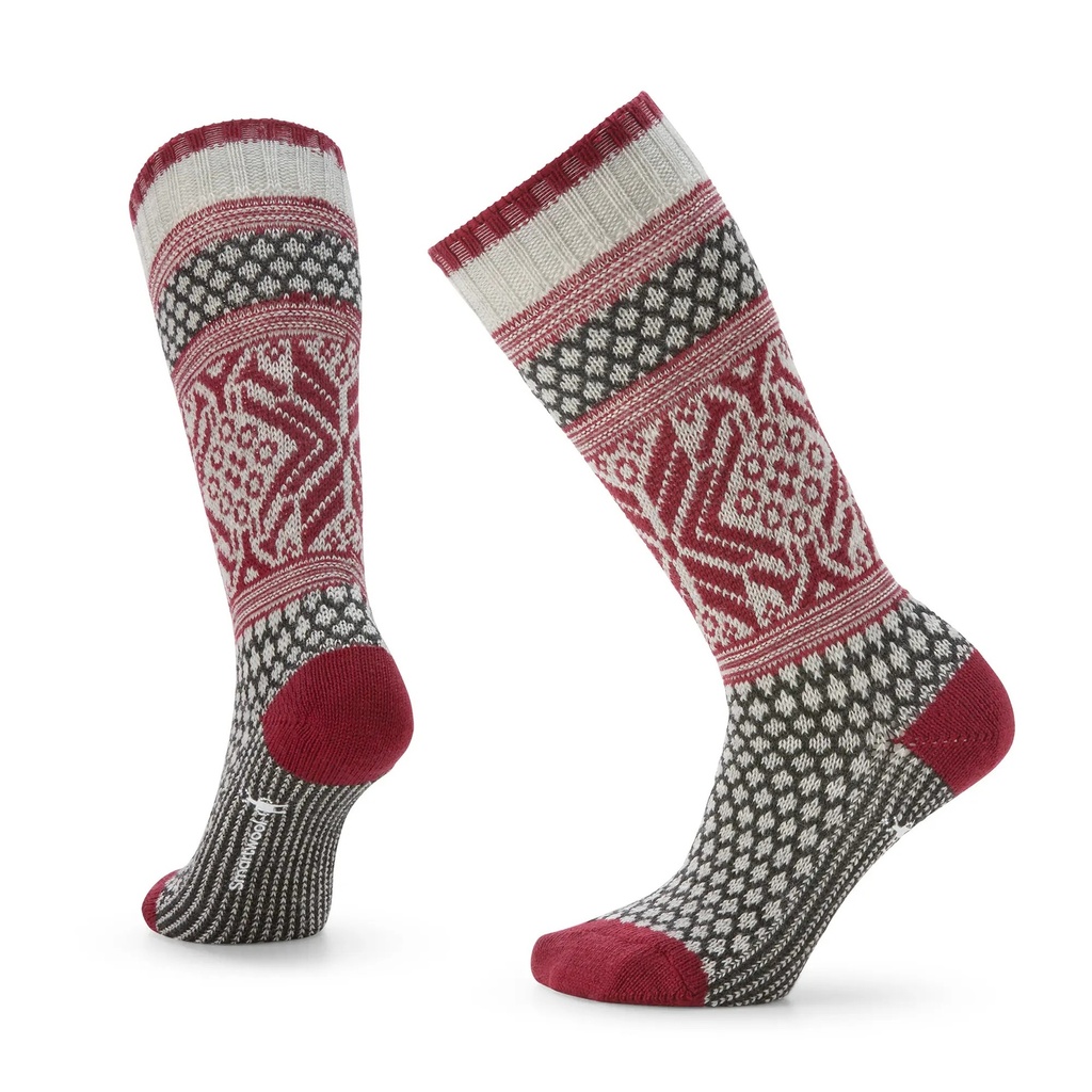 Smartwool Women's Everyday Cozy Popcorn Snowflake Pattern Crew Socks