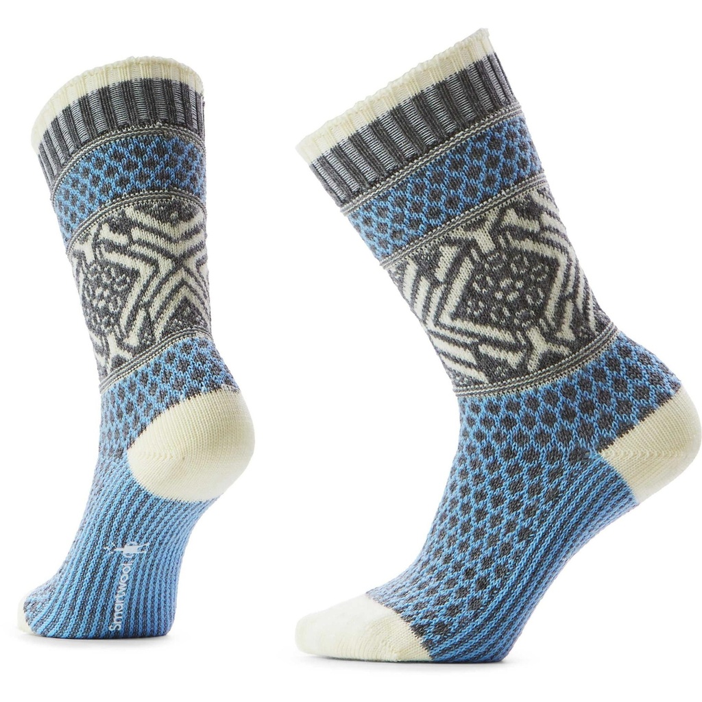 Smartwool Women's Everyday Cozy Popcorn Snowflake Pattern Crew Socks