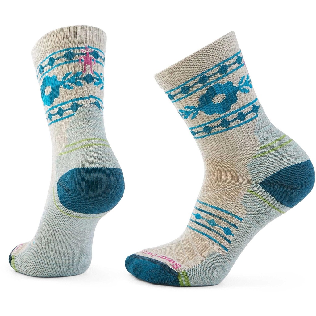 Smartwool Women's Hike Retro Floral Mid Crew Socks