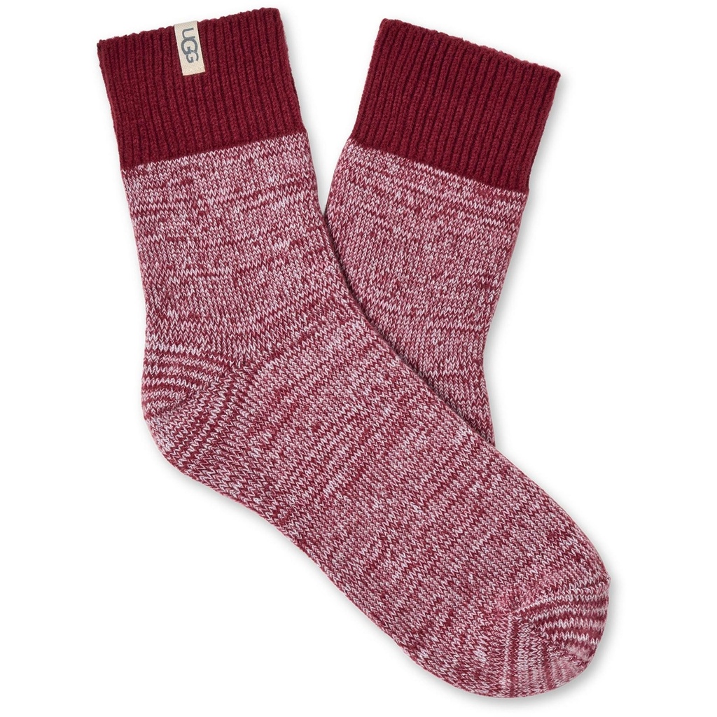 UGG Women's Rib Knit Slouchy Quarter Socks