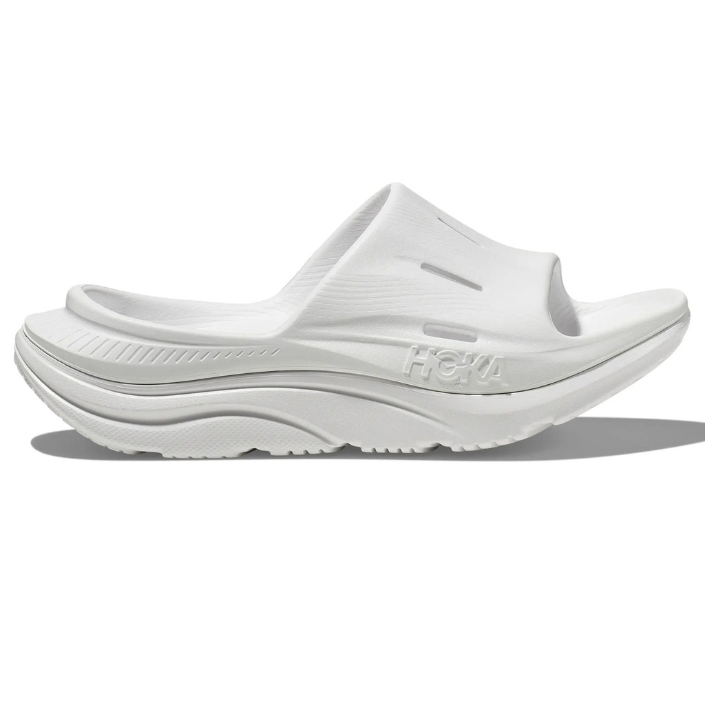 [000187701000000] HOKA Women's Ora Recovery Slide 3 Sandals (Grey, 5)