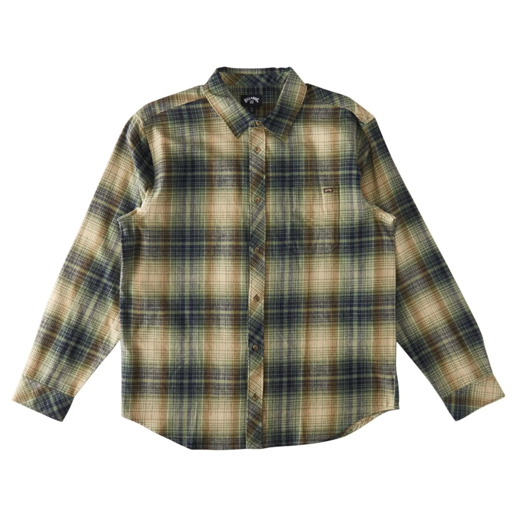 Billabong Men's Coastline Flannel Long Sleeve Shirt