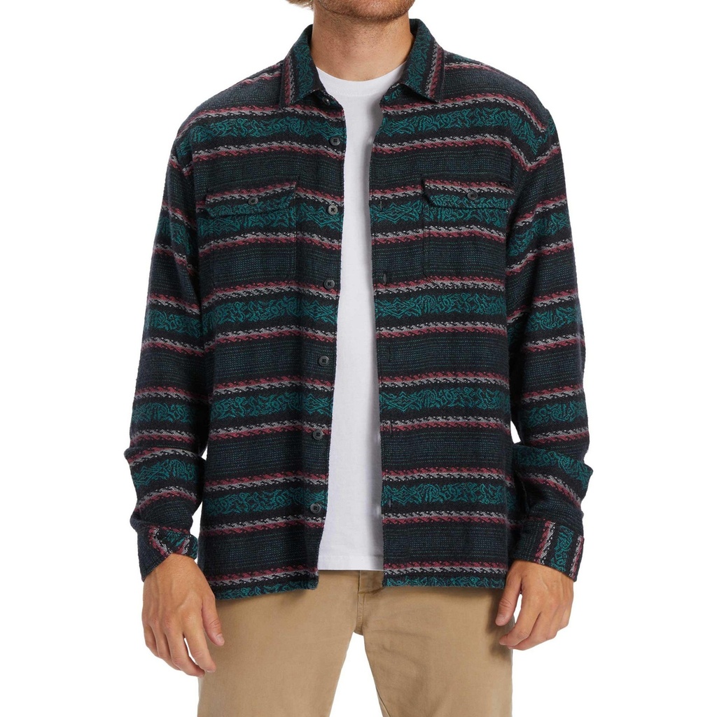 Billabong Men's Offshore Jacquard Flannel LS Shirt