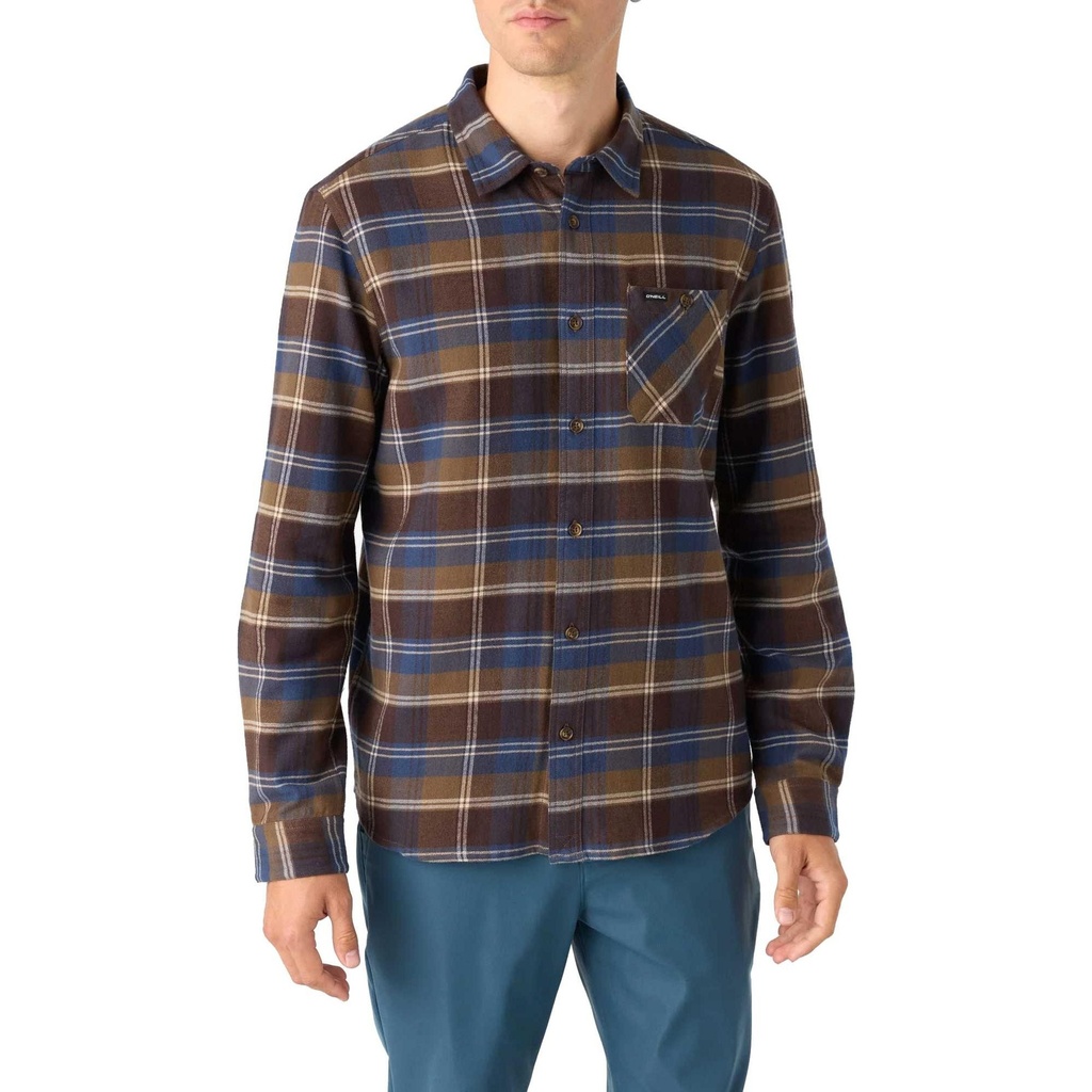 O'Neill Men's Redmond Plaid Standard Fit Shirt