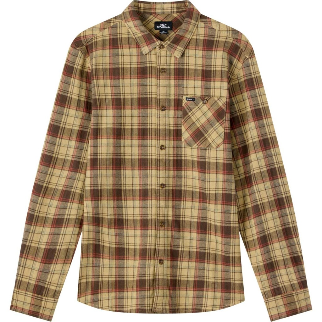 O'Neill Men's Redmond Plaid Flannel Long Sleeve Shirt