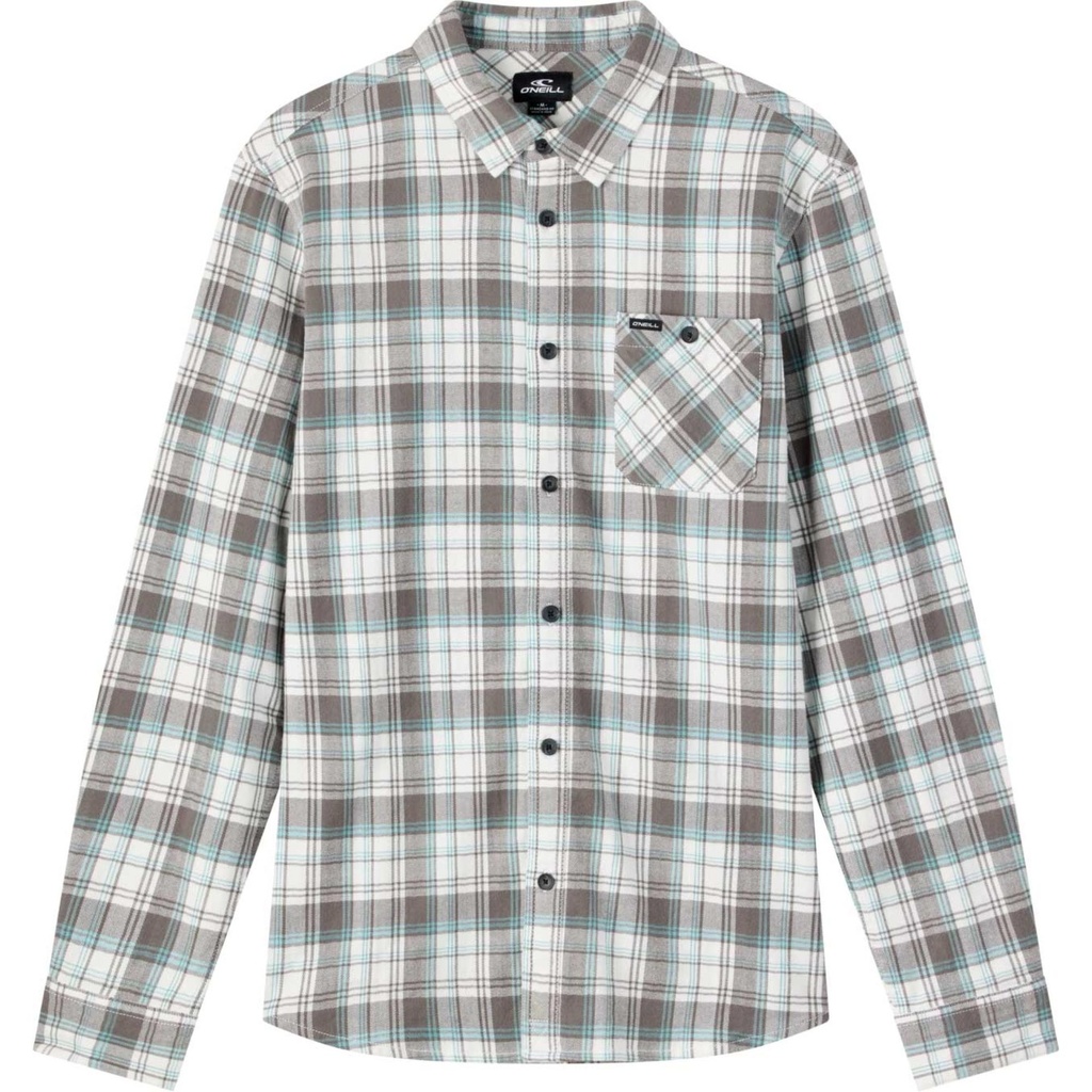 O'Neill Men's Redmond Plaid Flannel Long Sleeve Shirt