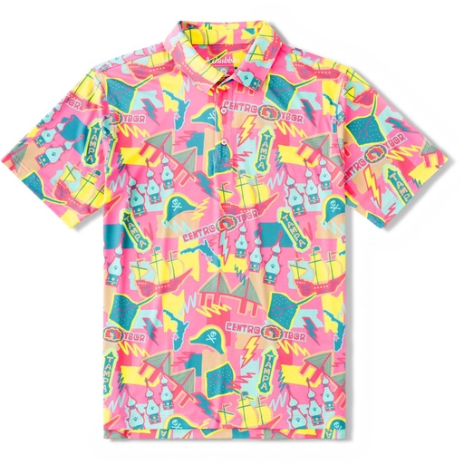 Chubbies Men's Traveler Tampa Performance Polo Shirt