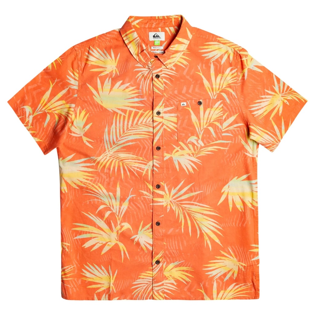 Quiksilver Men's Ripped Up Cotton Short Sleeve Shirt