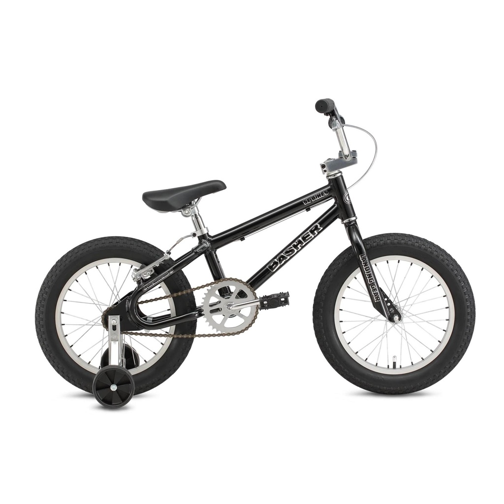 [000191806000000] SE BIKES Kids' Basher 16 Freestyle Bike (Black Lightning)