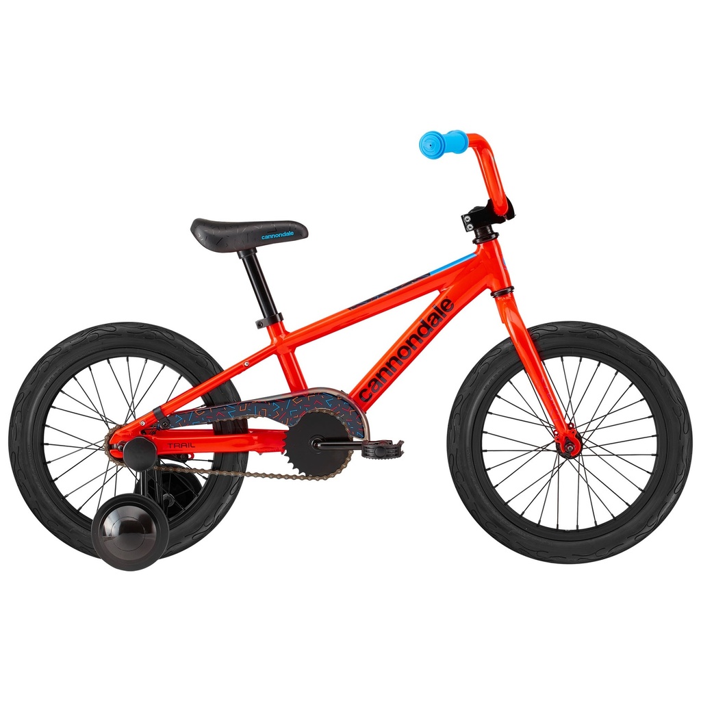 [000191827000000] Cannondale Boy's Kids Trail Single-Speed 16 Sidewalk Bike (Acid Red)
