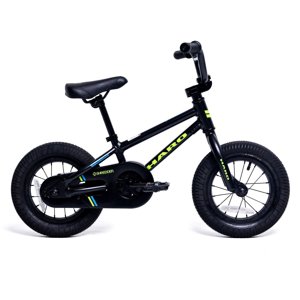 [000191917000000] Haro Kids' Shredder 12 BMX Bike (Semi-Gloss Black)