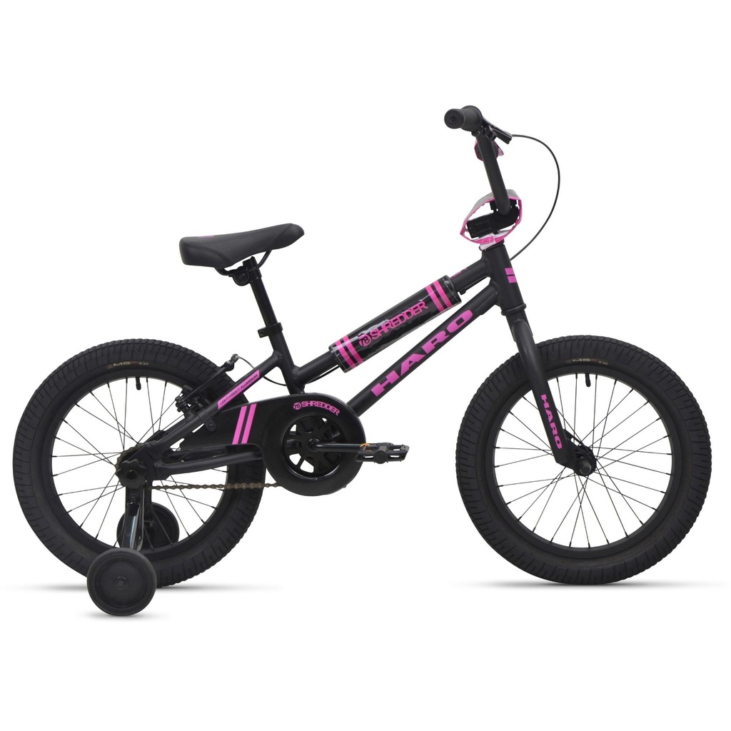 [000191919000005] Haro Kids' Shredder 16 BMX Bike (Matte Black)