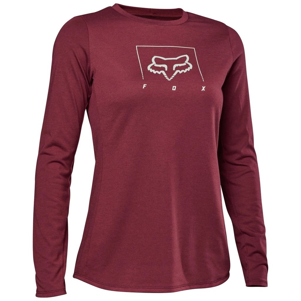 Fox Women's Ranger Drirelease Long Sleeve Midweight Bike Jersey
