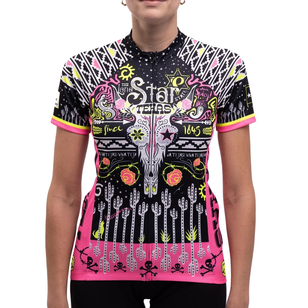 Pearl Izumi Women's HNH Vibrant Mess Bike Jersey
