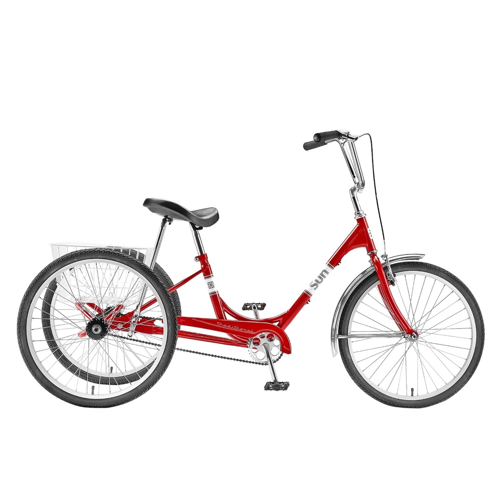 [000194762000000] Sun Bicycles Miami Sun Traditional 24 (Red)
