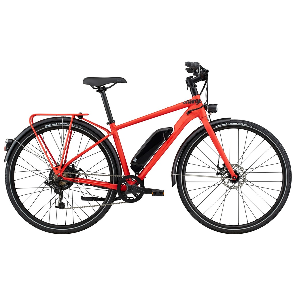 [000194964000003] Charge City Electric Bike (Red, S-M)