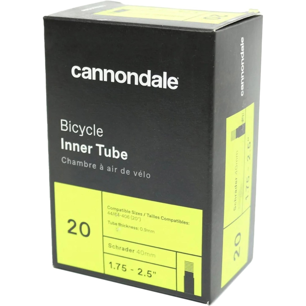 Cannondale 20 x 1.75-2.5 Schrader 40 mm Valve Tube